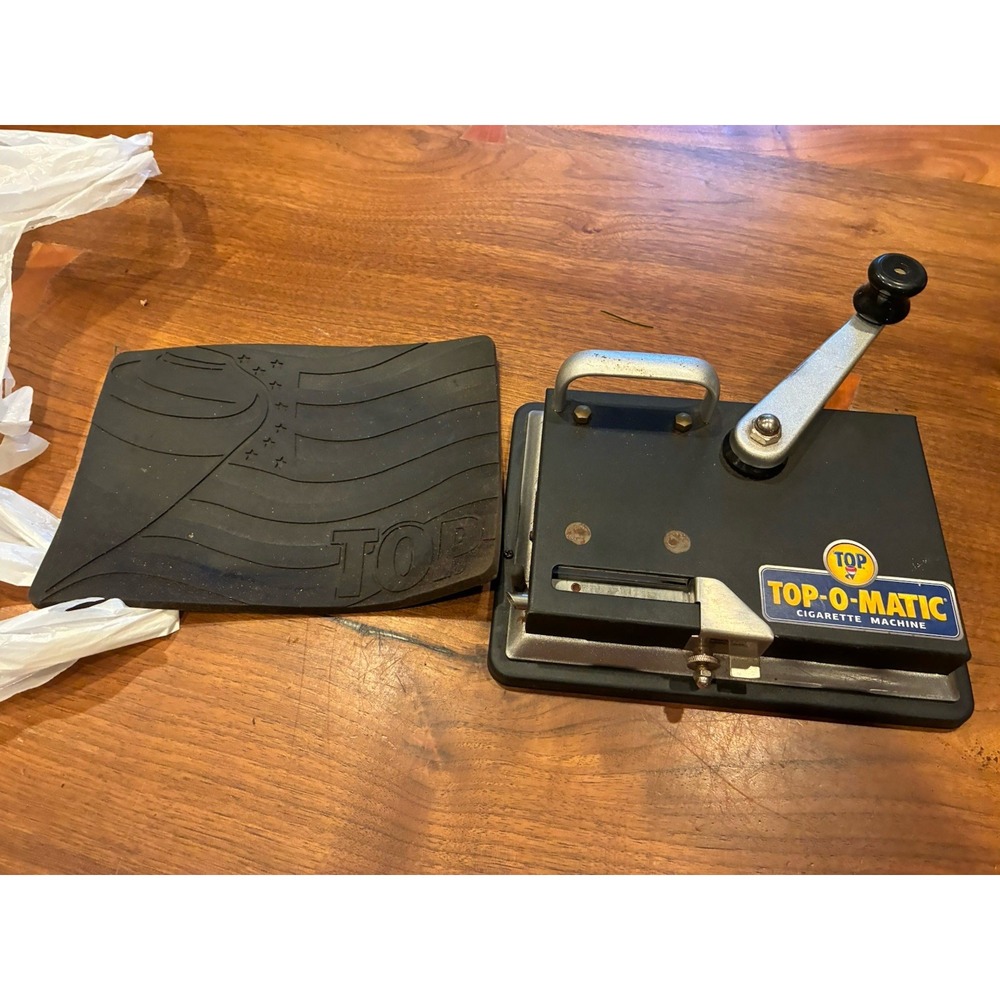 TOP-O-MATIC CIGARETTE MACHINE Clean Cigarette Rolling Machine